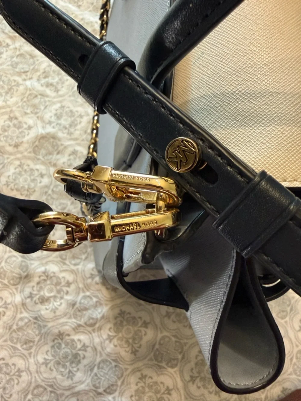 Michael Kors Carmen Flap Belted Satchel - Picture 10 of 16